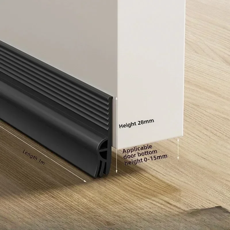 جديد 1 متر الباب السفلي ختم الشريط يندبروف الغبار سدادة الحرس المطر السير الوقائي الحد من الضوضاء عازل السدادة الأجهزة المنزلية