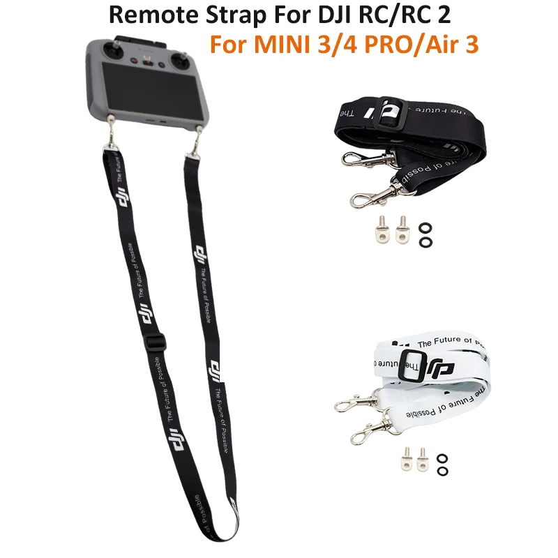 For DJI Mini 3/4 Pro AIR 3 Neck Strap Lanyard W Screws for Mini 3 Pro MAVIC 3 PRO DJI RC 2 Remote Controller Drone Accessories