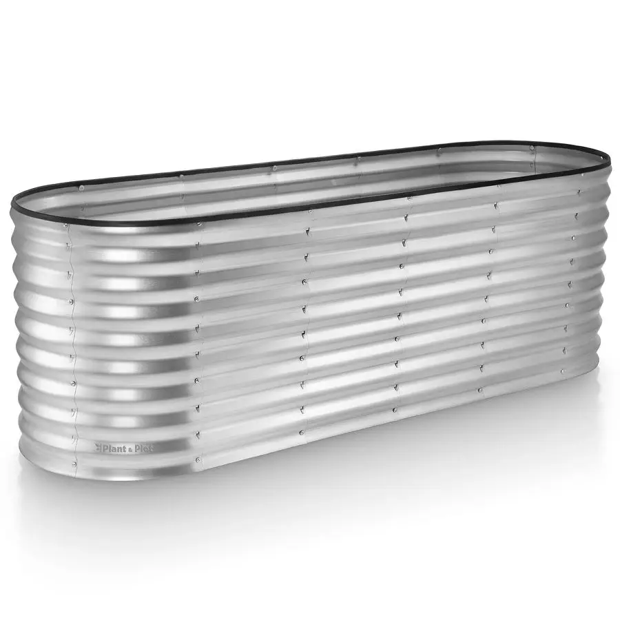 

Оцинкованные приподнятые грядки для сада, 622 фута, для выращивания овощей и цветов, большие металлические садовые грядки