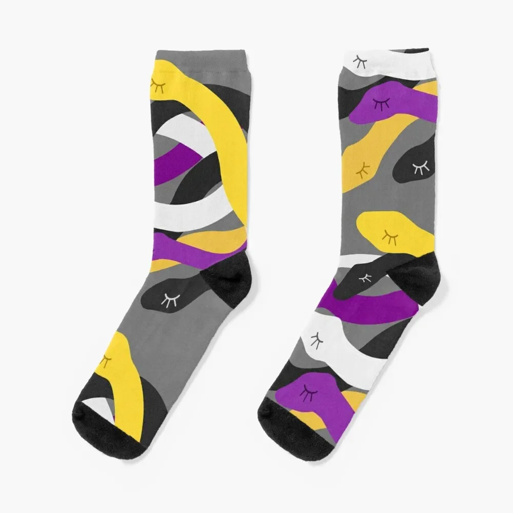 

Snakes - Nonbinary Socks kawaii christmass gift hockey Socks Men's Women's