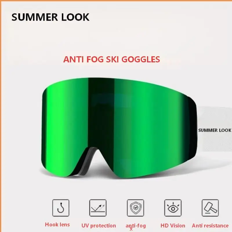 

Luxury Double-Layer Anti-Fog Ski Goggles Water-Resistant Impact-Resistant Men's And Women's Waterproof Skiing Goggles
