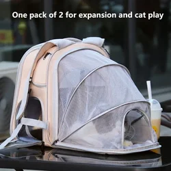 Sac à Main Extensible SR pour Animaux de Compagnie, Grande Capacité, Respirant, Portable, pour Voyage en Plein Air, pour Chat