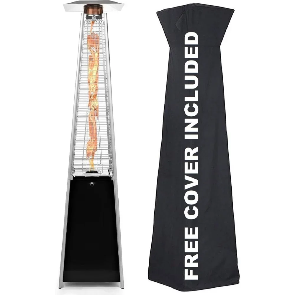 

Patio Heater Covers Outdoor Courtyard Propane Space Heater -48000 Btu Pyramid Propane Heater, Outdoor Heater Garden Supplies