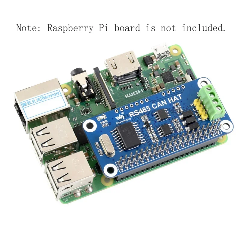 RS485 CAN BUS Module HAT For Pi5 Expansion Board Shield For RPI 0 Raspberry Pi Zero 2 2W 3A 3 Model B 3B Plus 4 4B 5