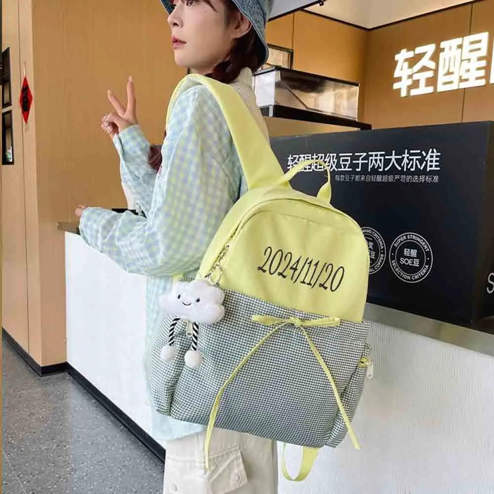 

Butterfly Knot Girl Backpack,College Junior High Backpack,Outdoor Fashionable Travel Bag,Personalized Custom Unique Holiday Gift