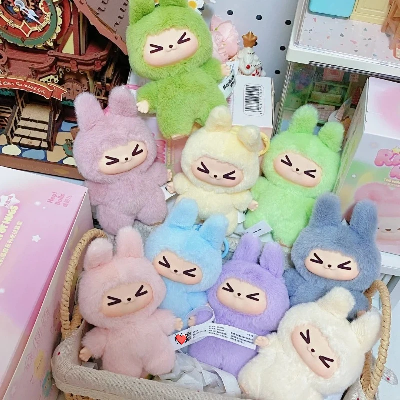 

RABBIT KIKI The Warmth of Hugs Series Blind Box Mystery Surprise Box Kawaii Anime Figures Bags Pendent Doll Decor Birthday Gifts