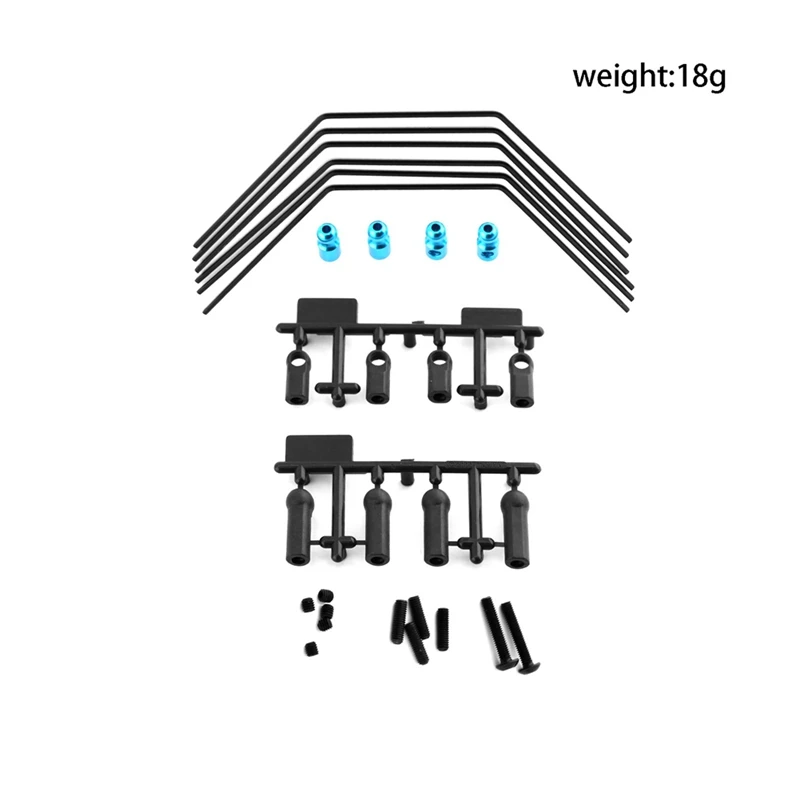 Stabilisator-Set vorne und hinten 54514, wie abgebildet, RC-Car-Upgrade-Teile für Tamiya XV01 1/10