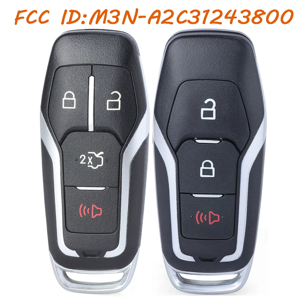 

M3N-A2C31243800 164-R8109 164-R8143 164-R8120 Smart Remote Key Fob for Ford Fusion Edge Explorer Mustang F-150 F-250 164-R8111