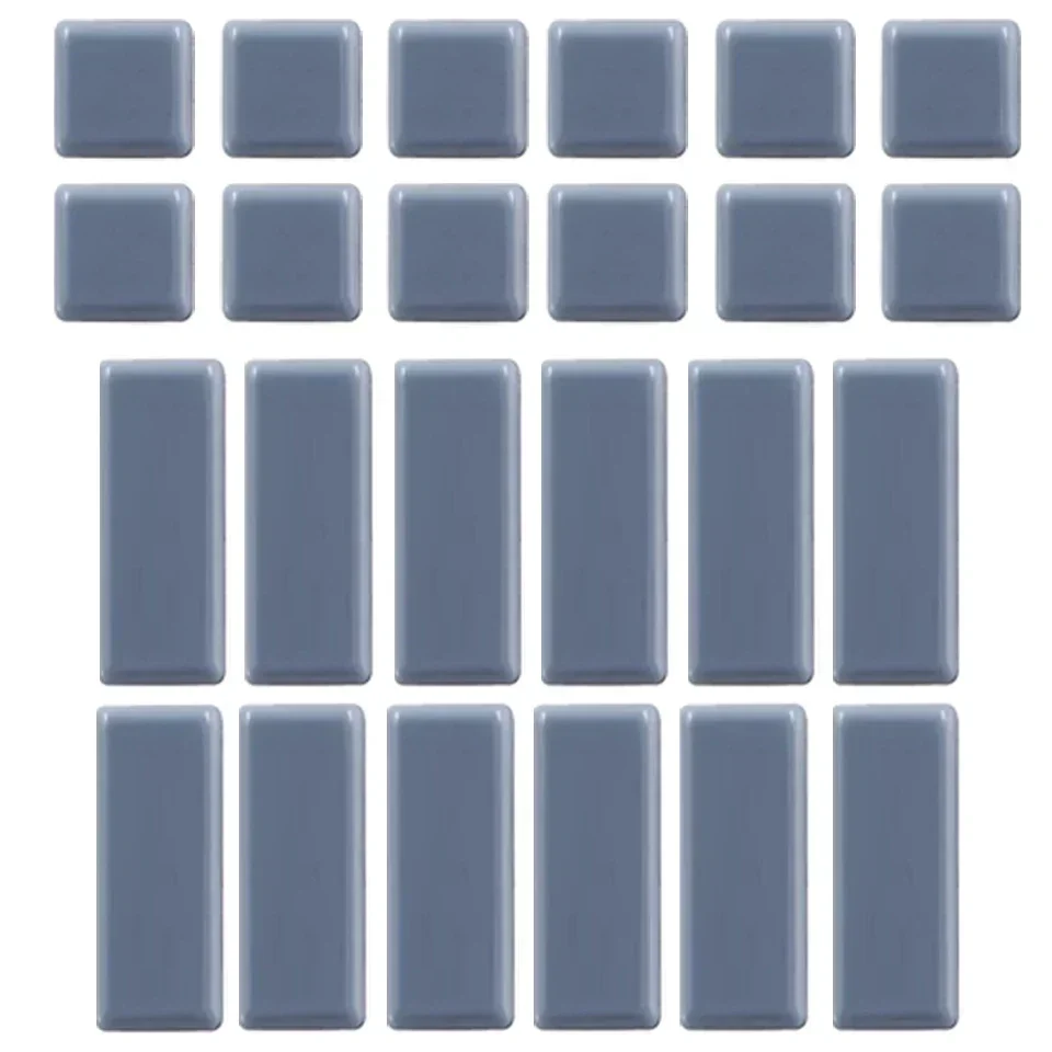 PTFE Gliders Furniture Gliders 16 X 75 Mm Easy Installation Furniture Pads Renovation Supplies Double-Sided Adhesion