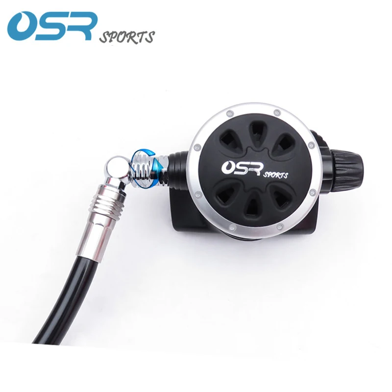 Portable Second Stage Regulator Adapter 90/110/360 Degree Swivel Connector Scuba Diving Accessories