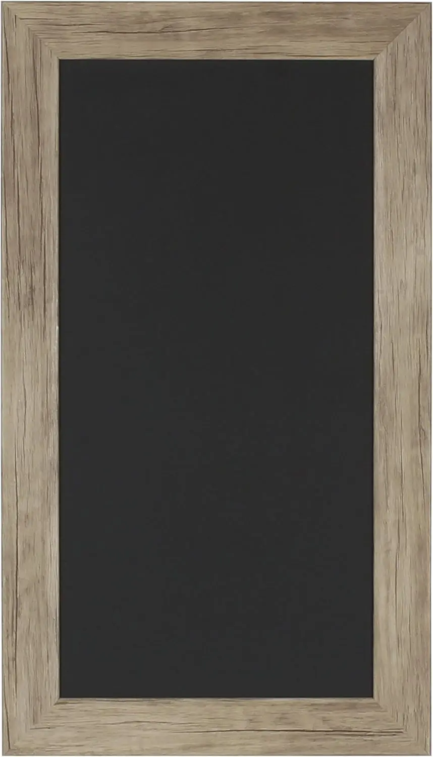

Магнитная меловая доска в деревенском коричневом каркасе, 13x23 дюйма, настенный органайзер для домашнего офиса