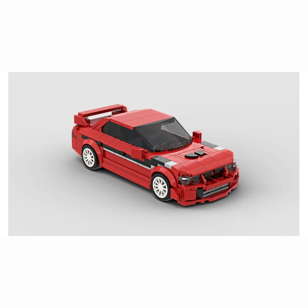 346 pz MOC Speed Champions intermedio SportsCar modello Building Blocks tecnologia mattoni assemblaggio creativo fai da te giocattoli per bambini