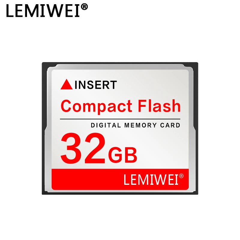 Scheda di memoria Lemiwei 256MB 512MB Scheda flash compatta 1GB 2GB 4GB CF Card 8GB 16GB 32GB 64GB Scheda Compactflash per fotocamera