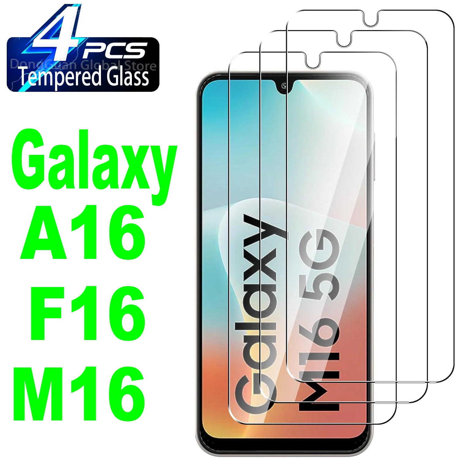 

For Samsung Galaxy A16 / M16 / F16 Tempered Glass Screen Protector Glass Film