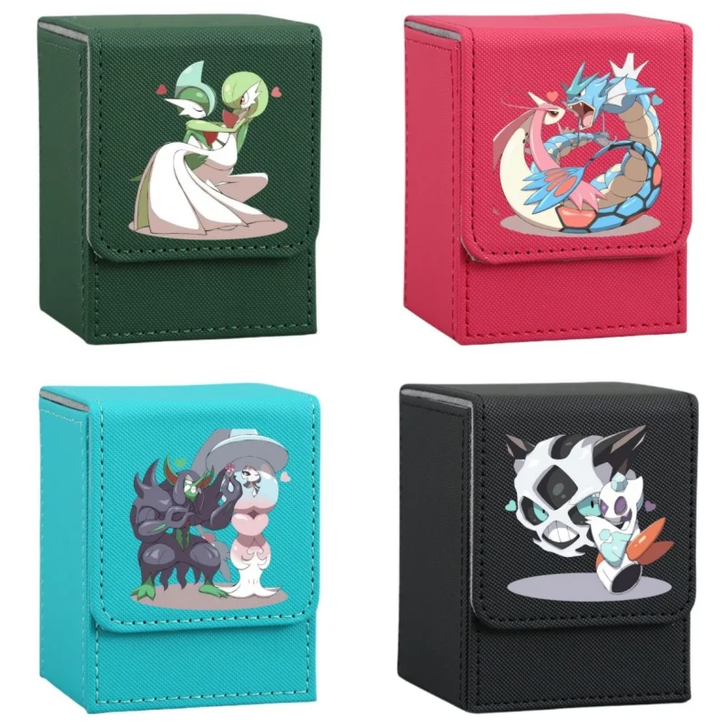 Umbreon Card Case Gyarados Gallade Gardevoir Froslass Ptcg Diy Leather Action Toy Figures Anime Game Collection Storage Box