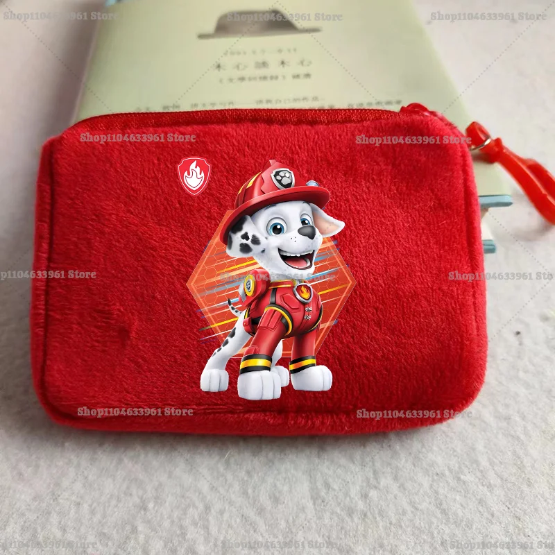 Paw Patrols Coin Purse Chase Skye Rubble Cartoon Anime Figure Print Portable Mini Wallet Headphone Pouch Storage Bags Party Gift view 4