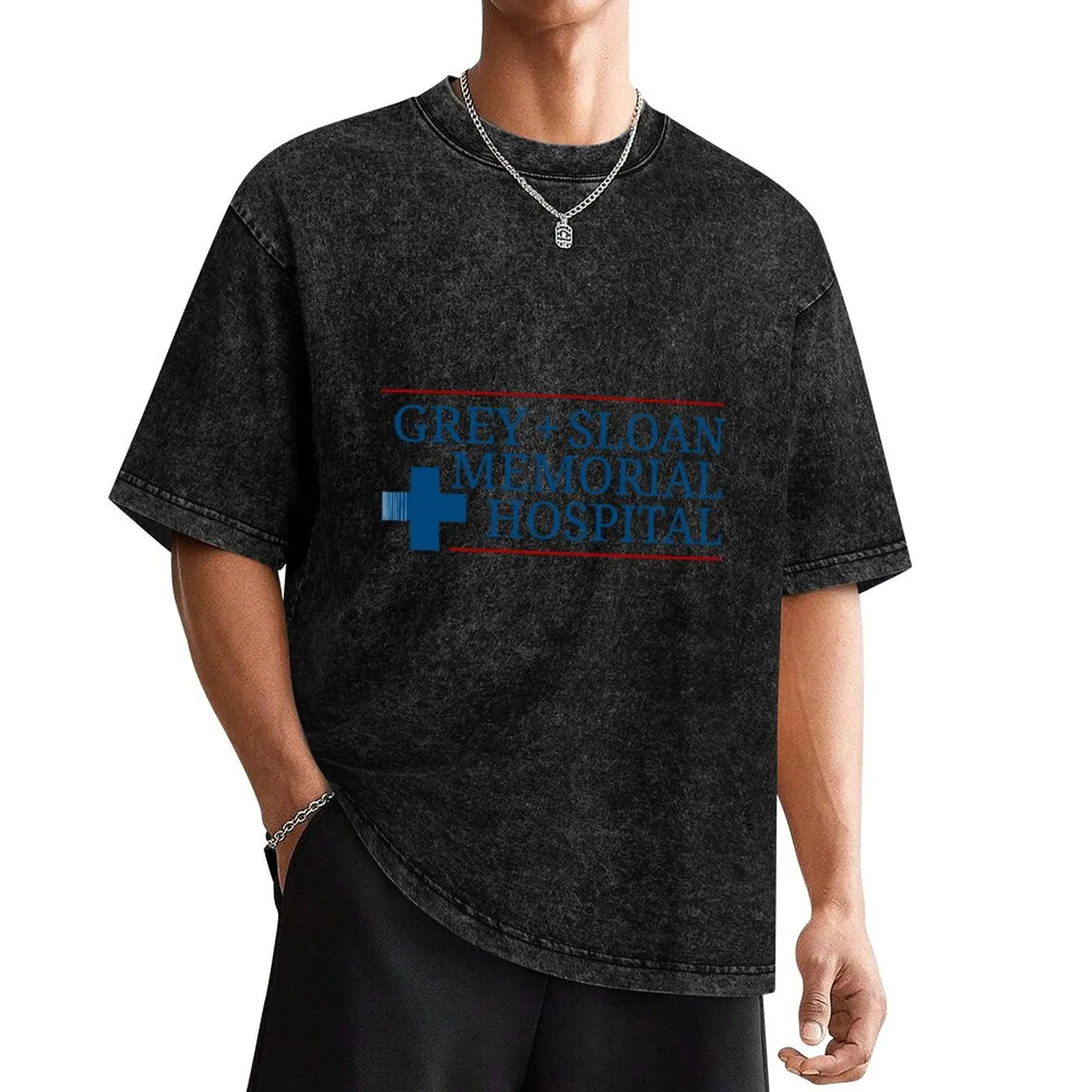 Grey + Sloan Memorial Hospital T-Shirt Aesthetic clothing anime mens clothes