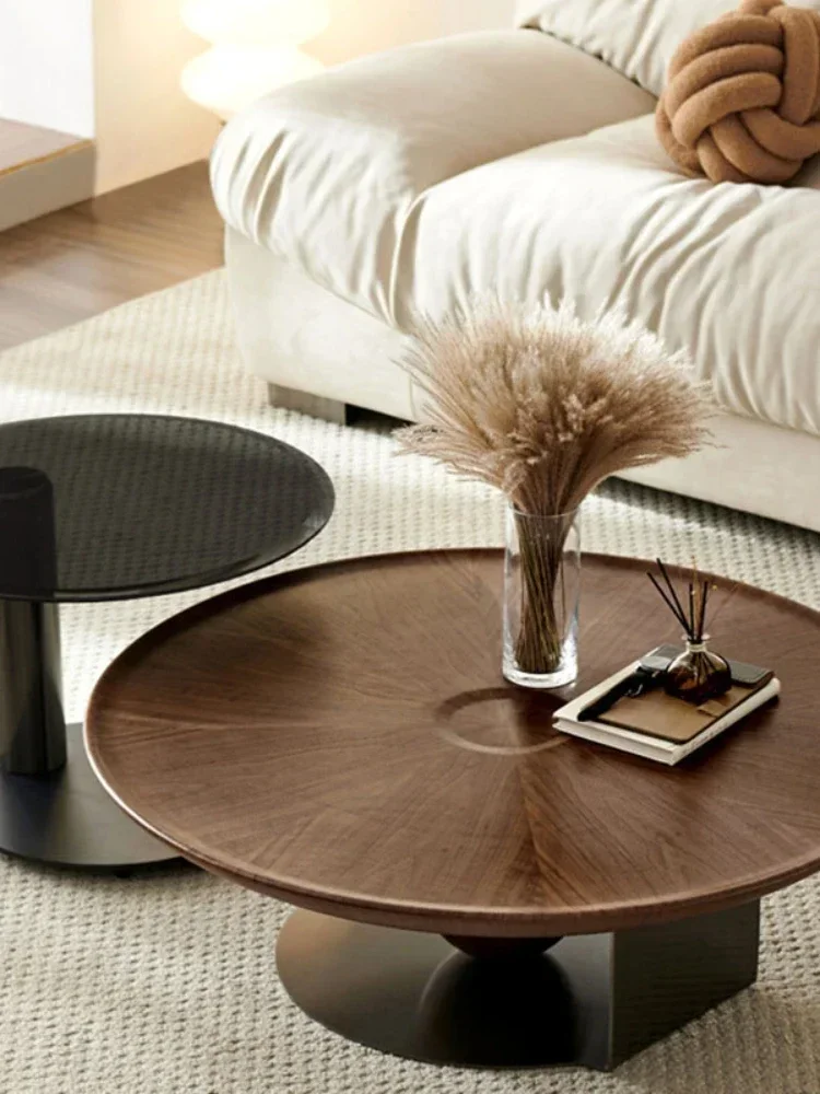 

Журнальный столик, эстетический прозрачный дизайн, журнальный столик, круглые книги, Muebles Para El Hogar, умная мебель