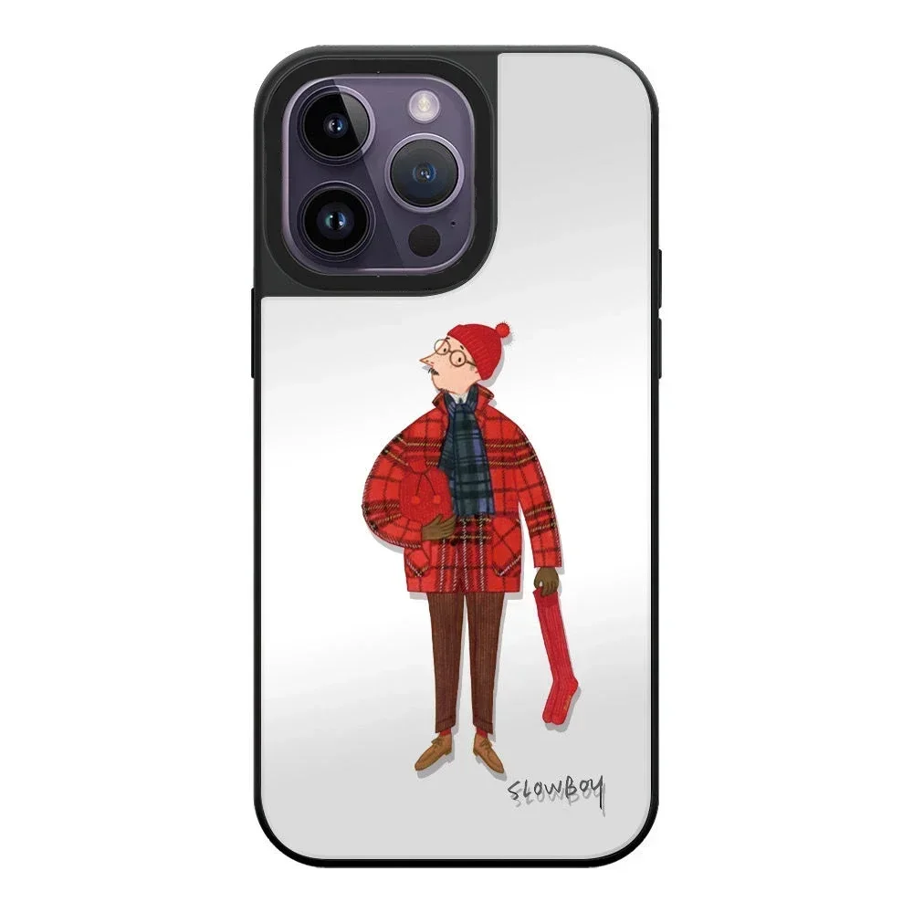 

Mirror Surface Old Boy Phone Case Cover for IPhone 11 12 13 14 15 Pro Max Case for IPhone 15 Pro Max