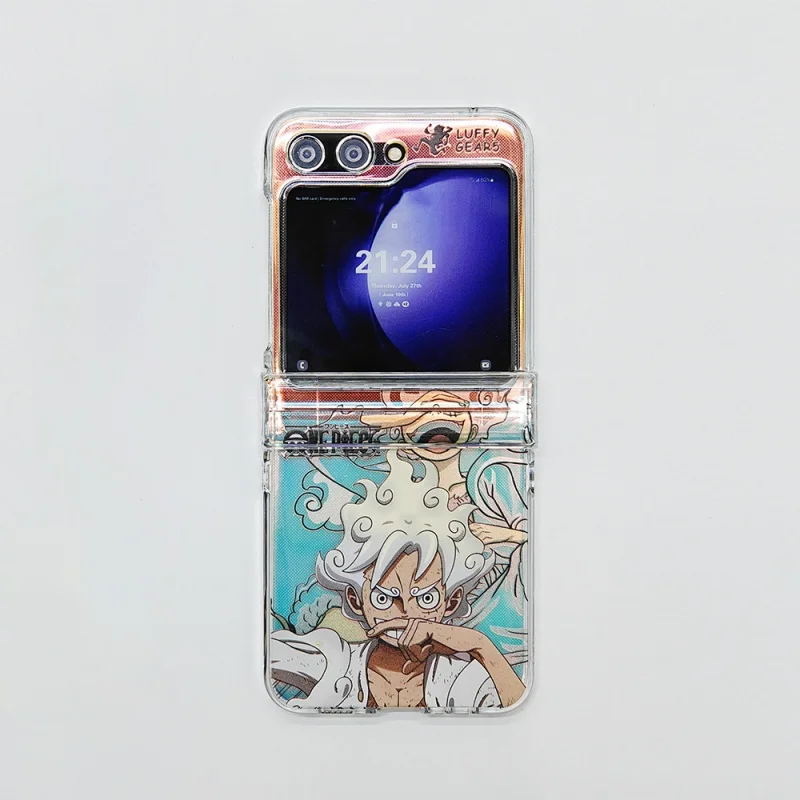 スマートフォン本体 luffy One Piece Luffy Fold Phone Case for Samsung Galaxy Z Flip 6 Z Fold