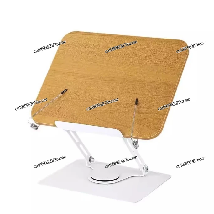 

Look At The Bookshelf To Read, Rotatable Bracket To Read and Learn, Solid Wood Adult Student Reading Desk