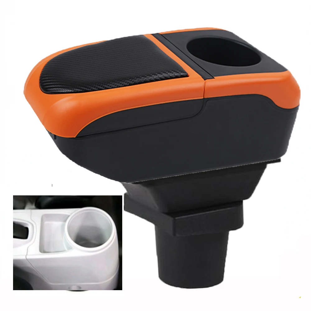 

For Car Honda CR-Z CRZ Armrest Box Arm Elbow Rest Center Console Storage Case with Cup Holder USB Port