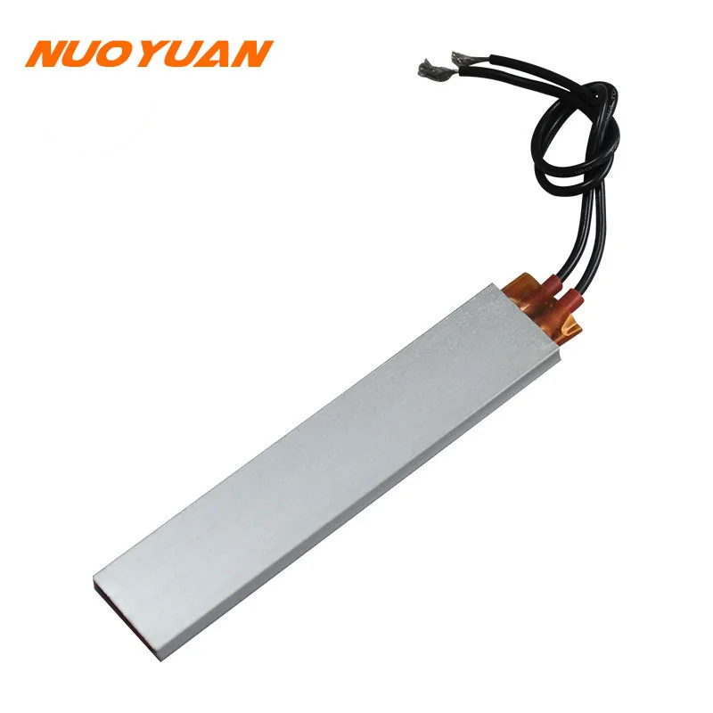 100x21x5mm Low Voltage PTC Heating Plate 12V/24V Constant Temperature Ceramic Heater Plate 70/110/200 Degrees