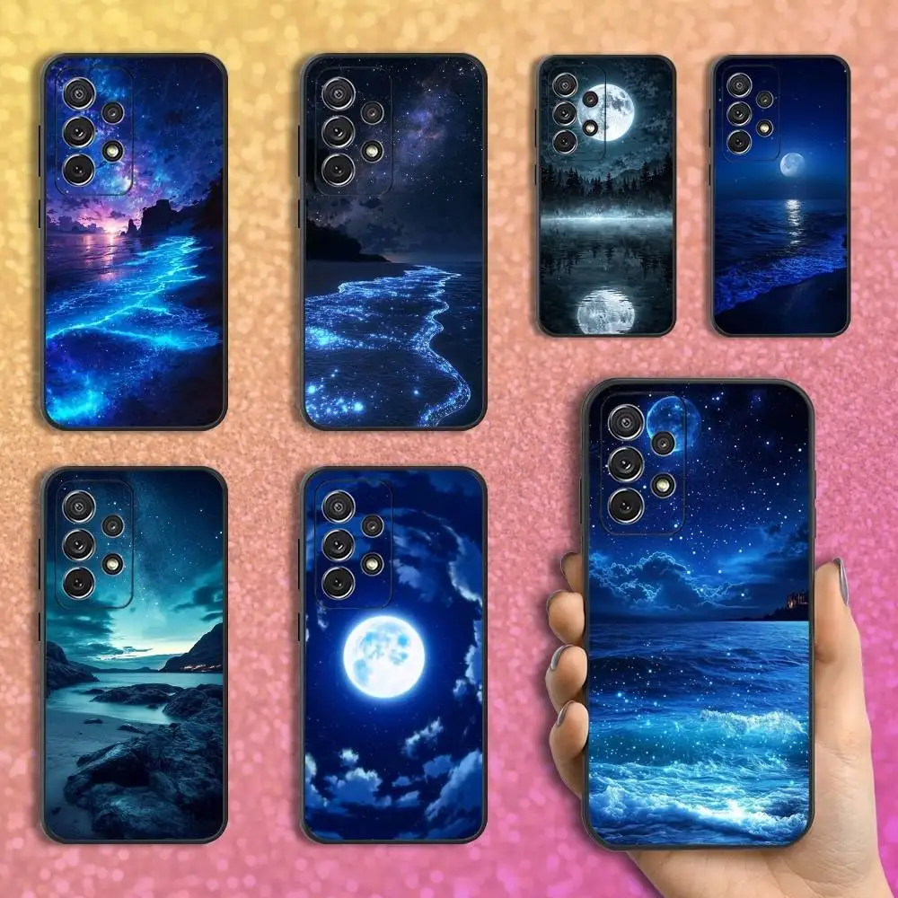 Чехол для телефона Nature Art Night View для Samsung S25, S24, S23, S22, S21, S20, S10, Ultra, Plus, Lite, FE, мягкий силиконовый черный чехол Чехол для телефона Nature Art Night View для Samsung S25, S24, S23, S22, S21, S20, S10, Ultra, Plus, Lite, FE, мягкий силиконовый черный чехол