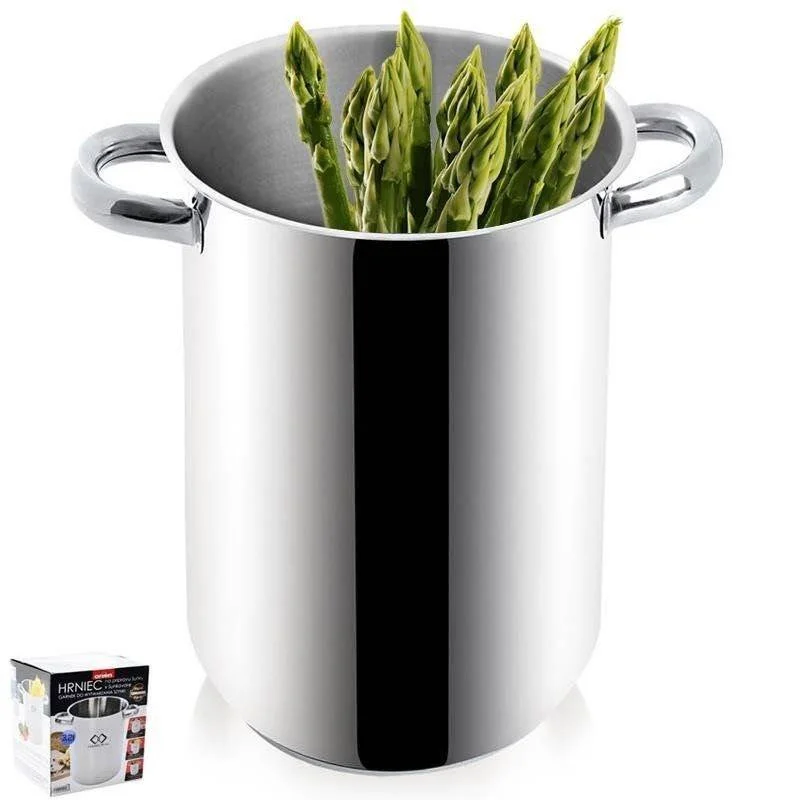 14 cm, 3,2 l Stahl Spargel und Nudel topf