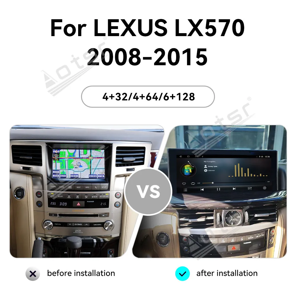 Car Multimedia Player Android Auto For LEXUS LX570 2008 2009 2010 2011 2012 2013 2014 2015 GPS Navi Car Radio Receiver Head Unit