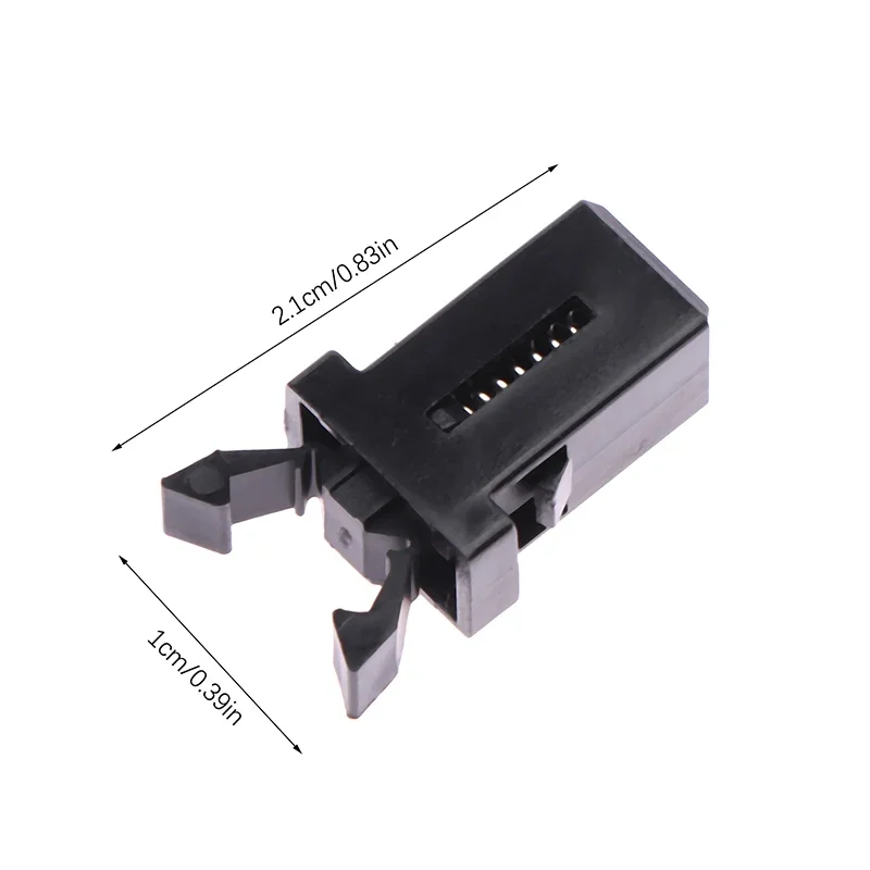 10 قطعة سلة المهملات قفل بلاستيكي الذاتي قفل التبديل استبدال الصيد متوافق اللمس غطاء بن مزلاج أسود أبيض إصلاح كليب