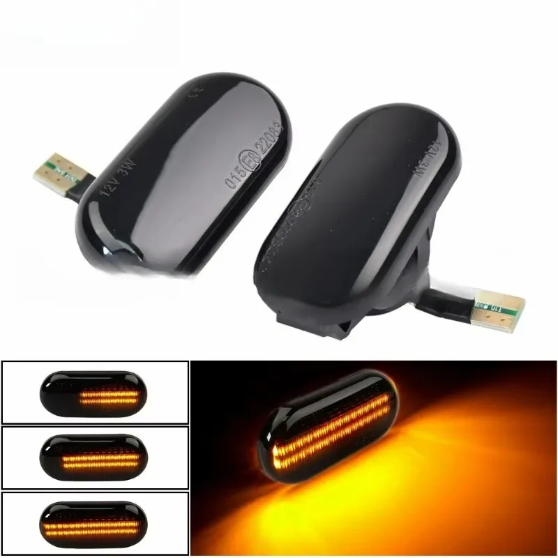 

Glb For 2 PCS Car Side Marker Light LED Turn Signal Light Nissan Tiida C11 Note E11 NE11 Micra K12 NP300 Navara D40 Qashqai J10