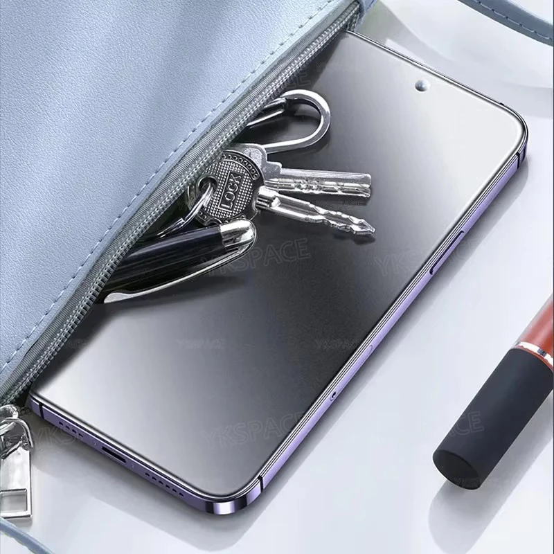 1-3 Piezas Vidrio Templado Mate Antihuellas con Desbloqueo para Samsung Galaxy S26 S25 Edge S24 Ultra S23 S22 Plus Protector de Pantalla 2