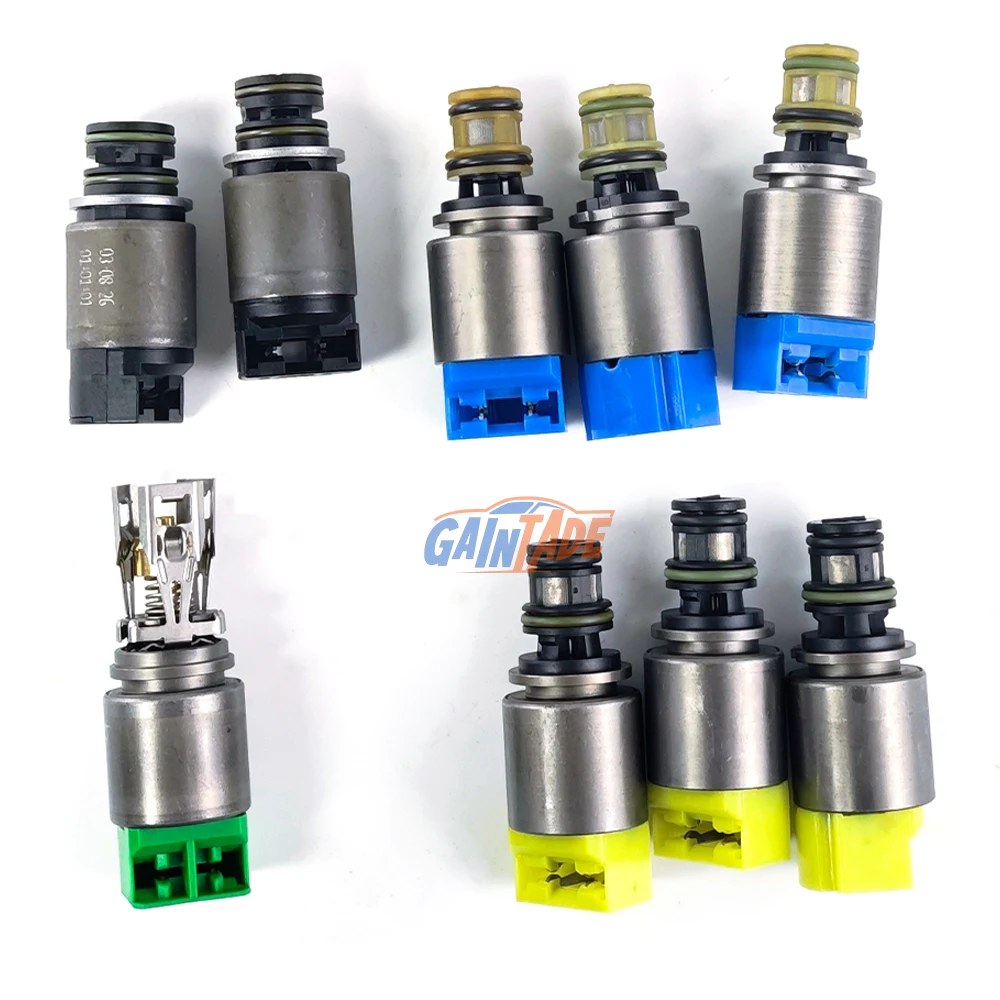 6HP26 Automatische Transmissie Solenoids Kit met Harnas Voor Jaguar XF Voor BMW 745i 745Li 750i 760Li Alpina B7 1068298044 6HP-26