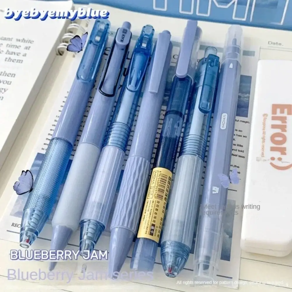 7 Stks/set Creatieve Sneldrogende Inkt Gel Pen St Tip Student Specifieke Balpen Cadeau Schrijfgereedschap School Kantoor
