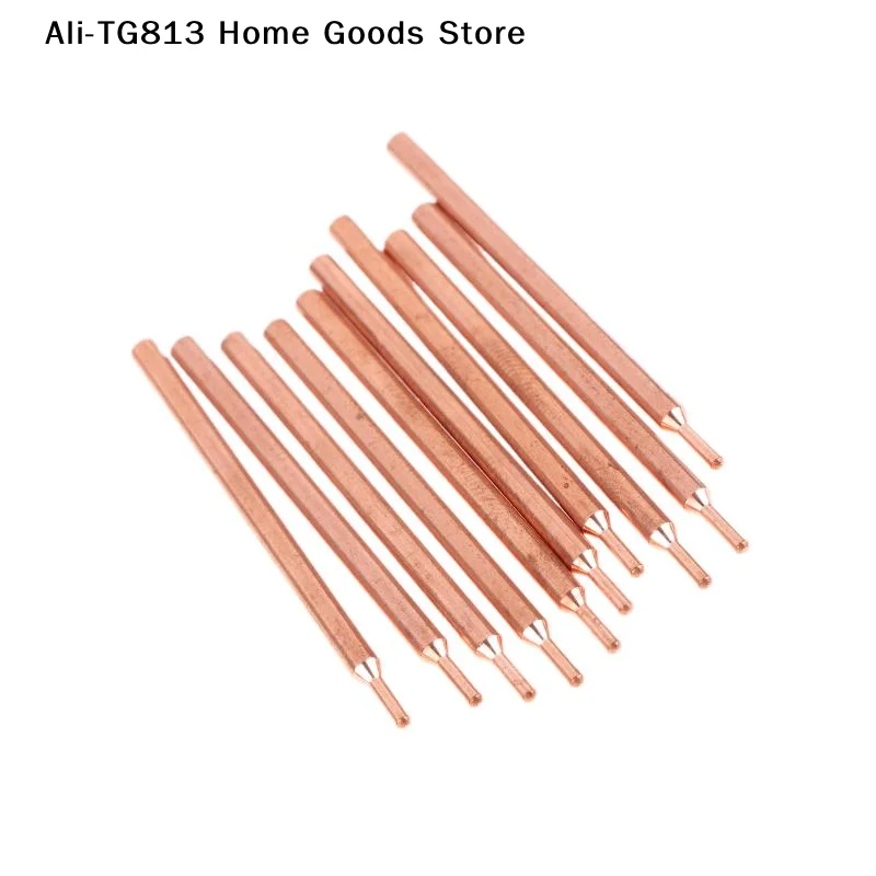 

[TG813]2/5/10Pcs 3MM Purple Copper Oxide Electrode Head 18650 Power Battery Double Head Spot Welding Needle