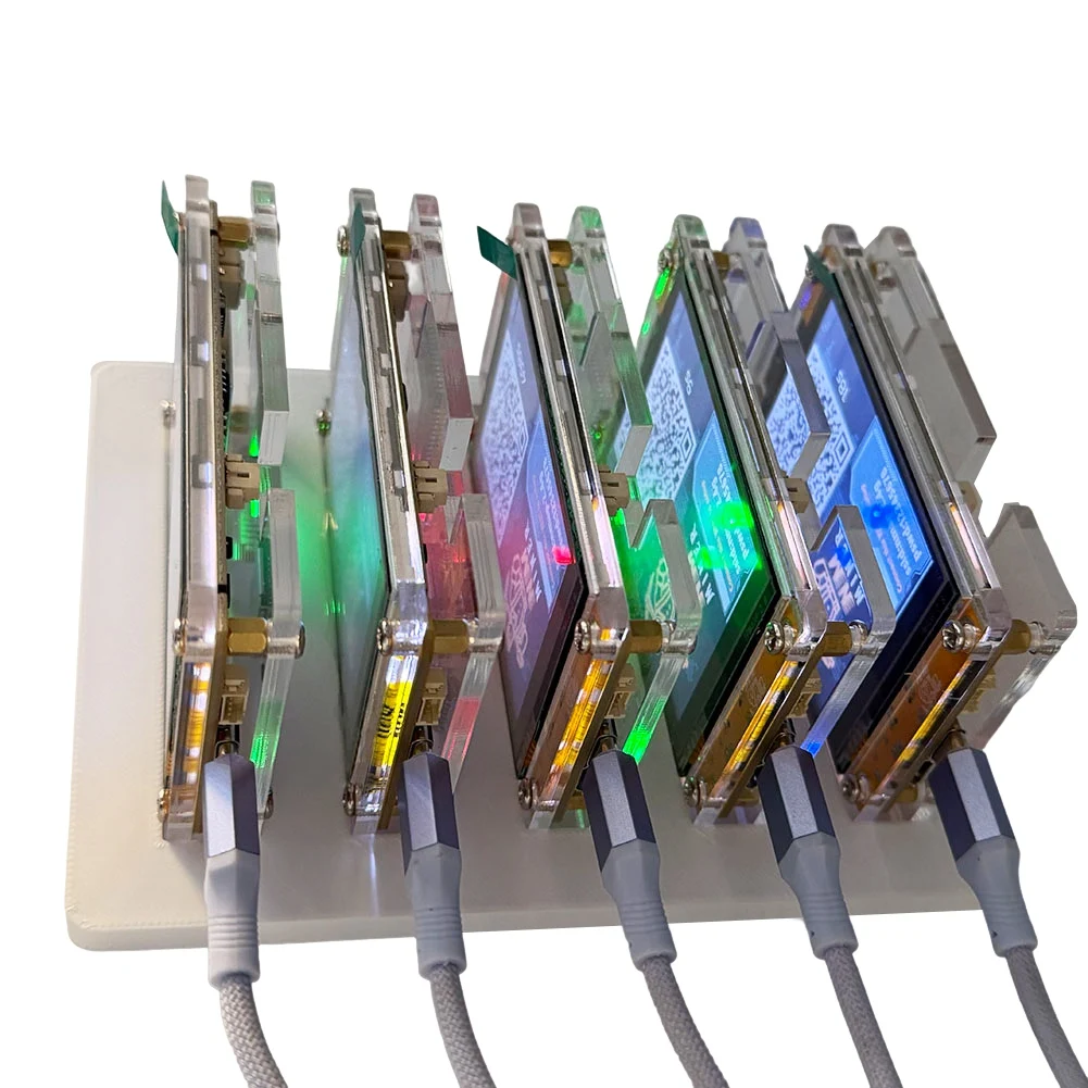 

Усовершенствованный домашний соло-майнер для криптовалюты Bitcoin с 2,8-дюймовым смарт-дисплеем, совместимый с BTC, 5X 1061KH/S Nerdminer+ с 5 слотами и повышенной производительностью