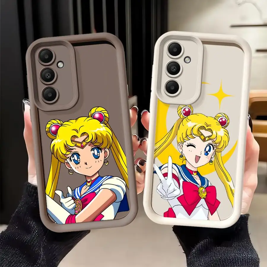 

Phone Cover Case for Samsung Galaxy A56 A25 A26 A36 A24 A35 A52 A73 A22 A54 A55 A32 A21s Anime Sailor Moon