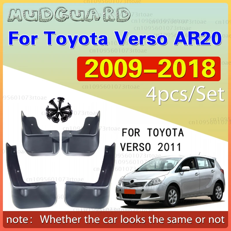 

Mud Flaps 4x for Toyota Verso AR20 2009 2010 2011 2012 2013 2014 2015 2016 2017 2018 Mudguards Splash Guards Fender Accessories