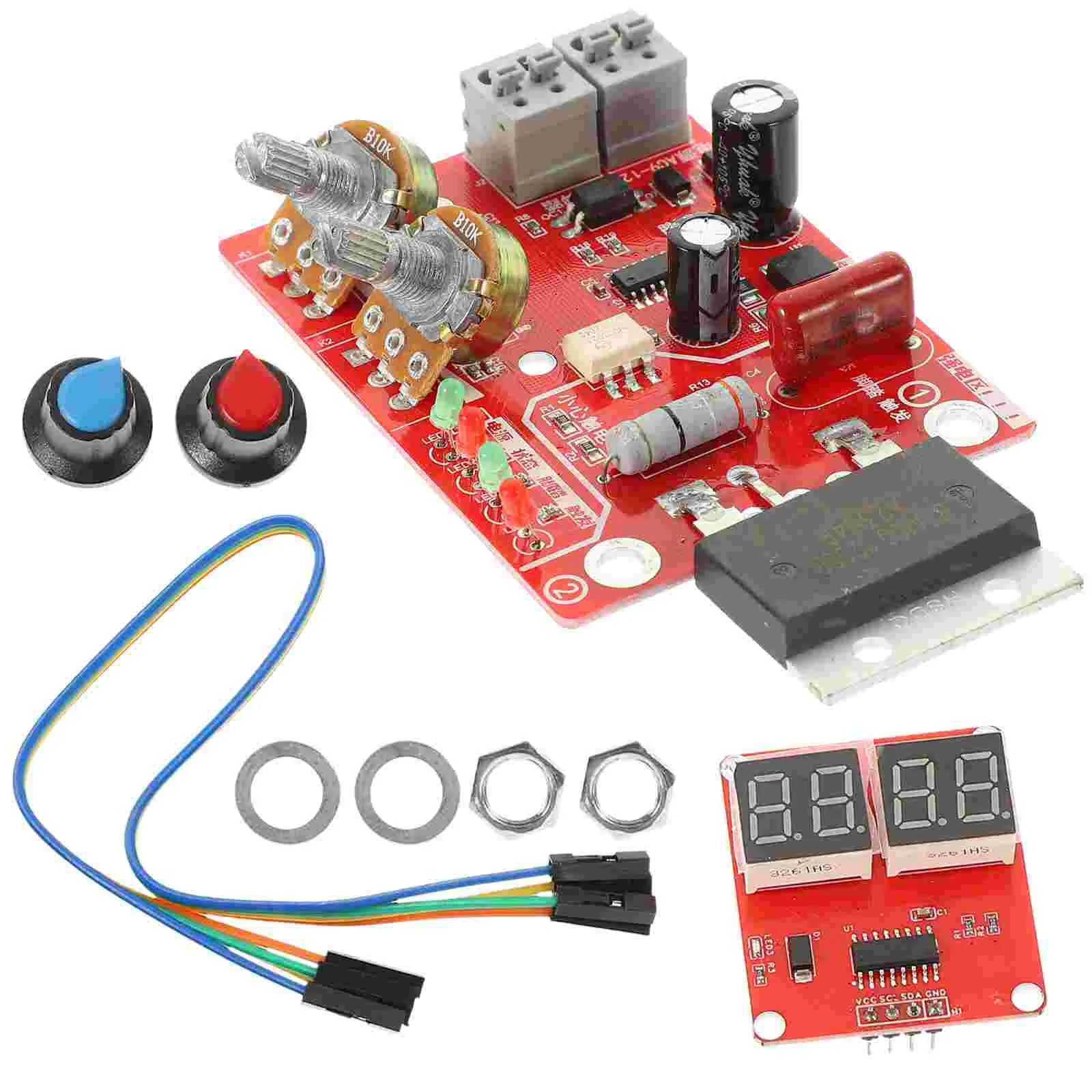 Soldador de ponto ajustável, placa de circuito pcb, equipamento diy, painel de tempo, máquina de corrente 40a