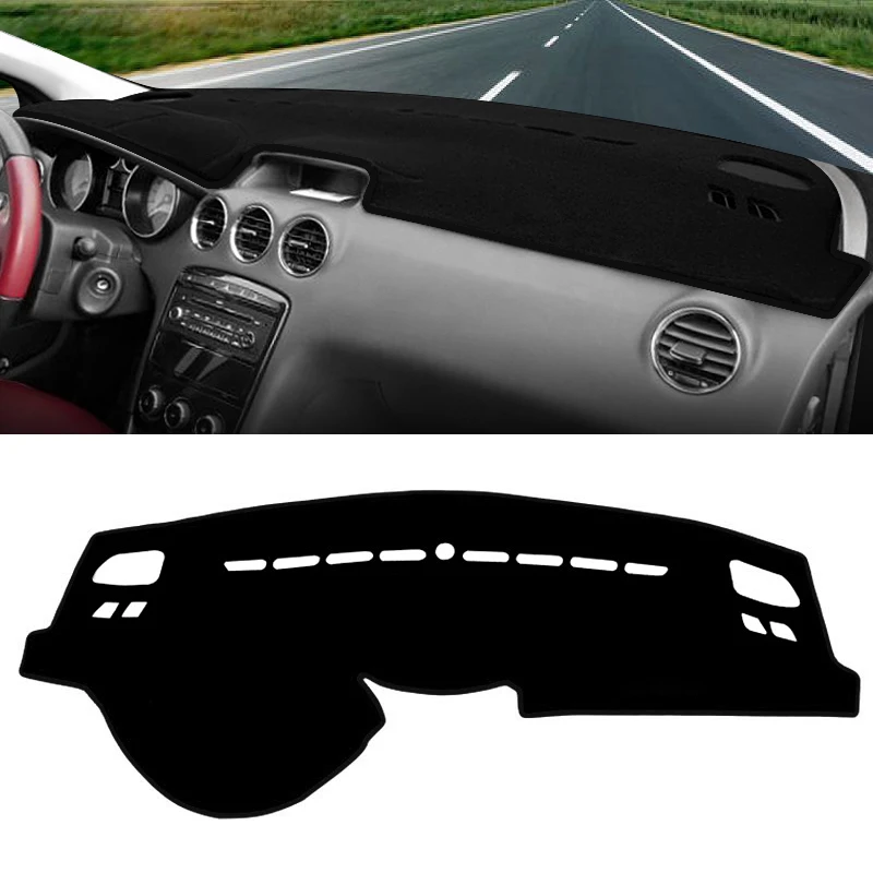 

Abaiwai для Peugeot 308 Sw T7 Gti 2007 2008 2009 2010 2011 2012 2013, чехол для приборной панели автомобиля, коврик от солнца, нескользящий коврик, 3d коврик