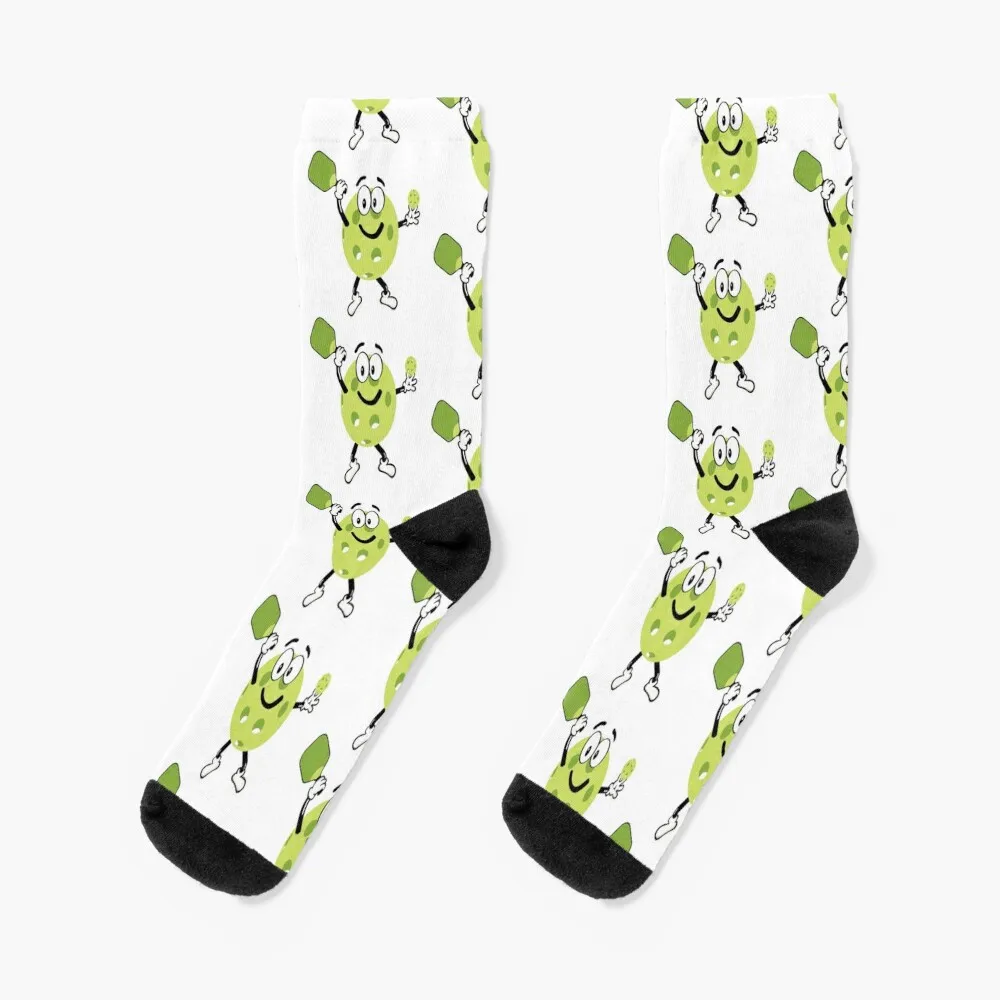 

Funny Pickle Playing Pickleball Socks professional running New year's kids designer brand Women's Socks Men's