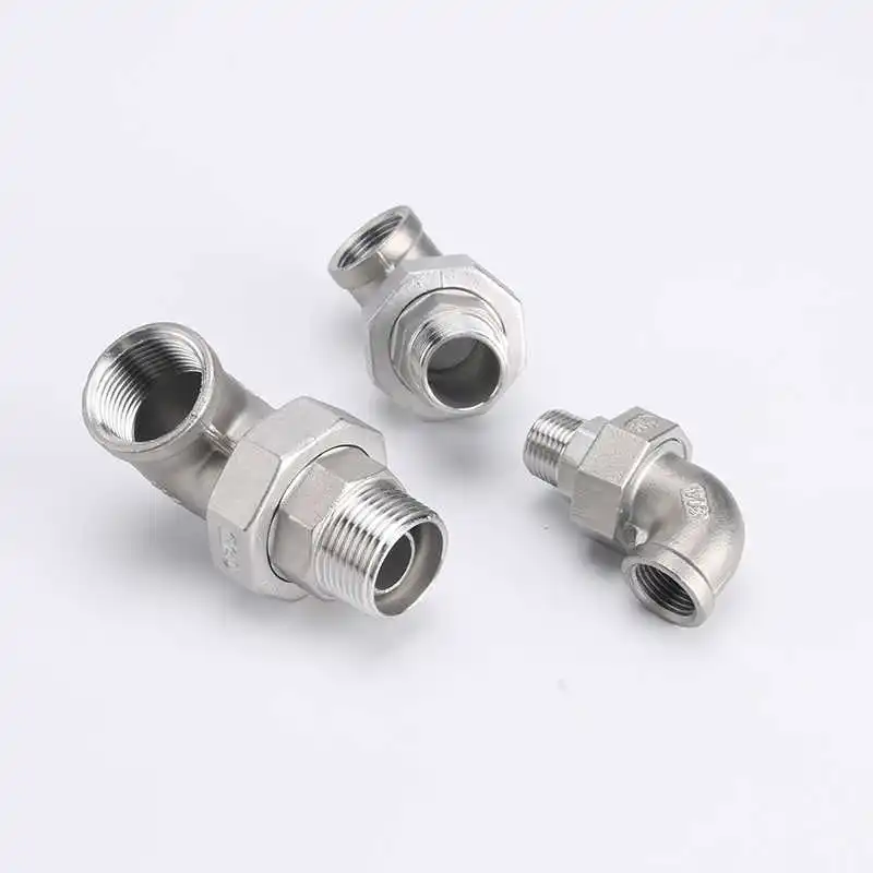 

1PCS 304 Stainless Steel Union Joint Coupling 1/4 3/81/2 3/41 1-1/4 1-1/2" 2" BSP Female Male Thread Cast Pipe Fitting