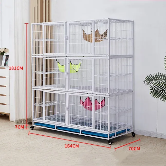 

China factory commercial cheap indoor Three layers cat cage