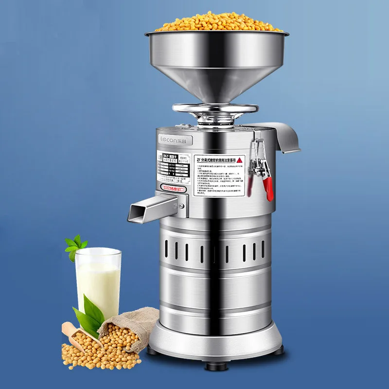 

Soy Milk Maker,Commercial Large Soybean Milk Grinding Machine Dregs Separater Splitter Organic Soy Nuts Milk Filter