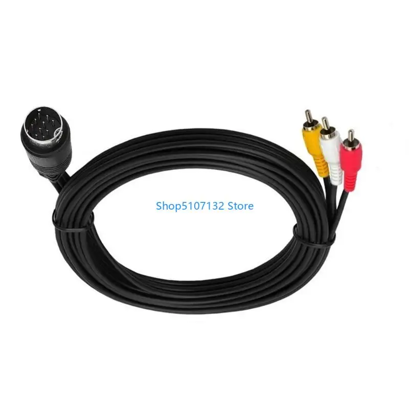 87HD High Strength S Video 10PIN To 3RCA Line For Secure And Stable Transfer