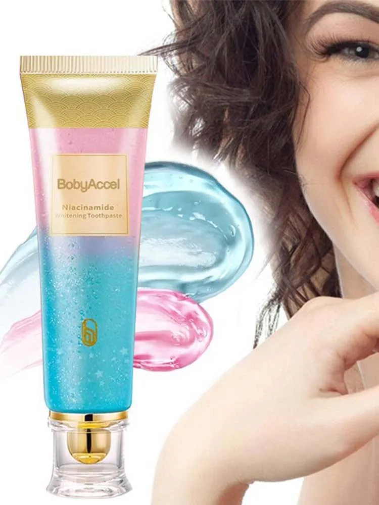 معجون أسنان مبيض النياسيناميد 100 جرام معجون أسنان طبيعي لطيف خالي من الفلورايد ابتسامة رائعة للأسنان الحساسة #6