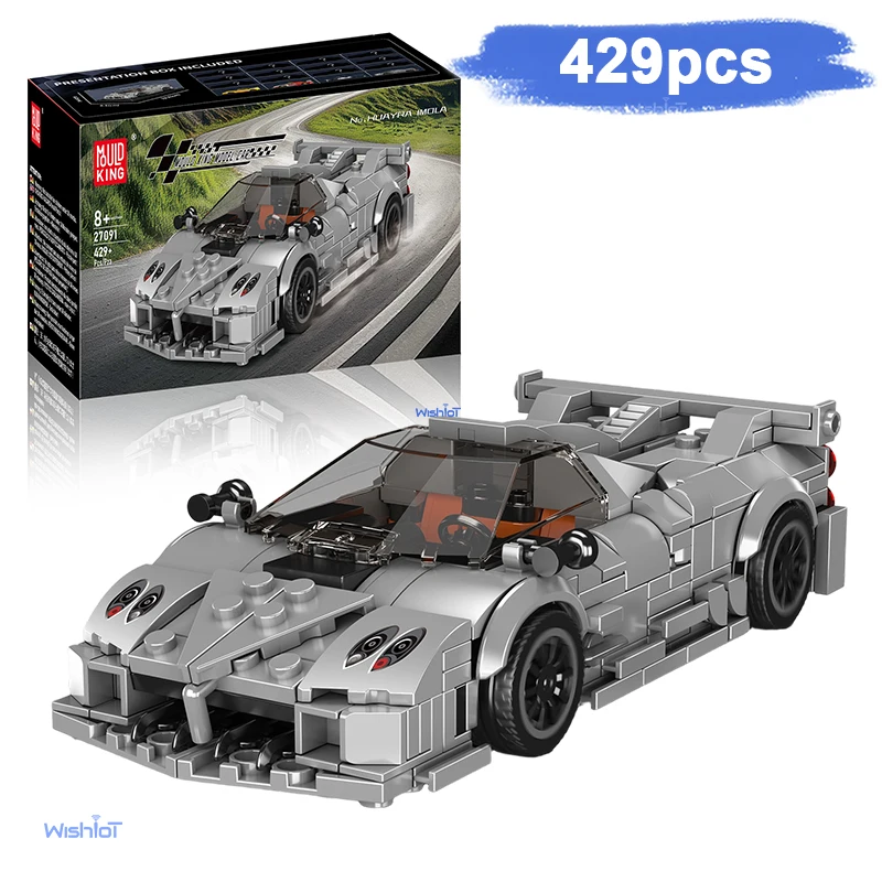 

27091 Eight stud Car 429pcs Building Block Models DIY Small Granule Educational Assembly Bricks Toy Christmas Gifts