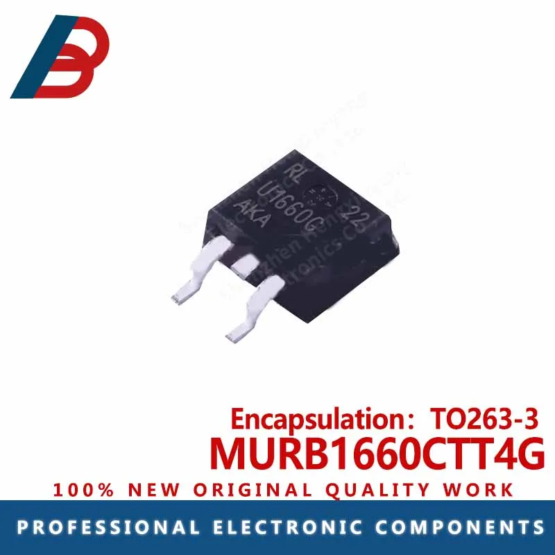 

5PCS MURB1660CTT4G TO263-3 diode array U1660G