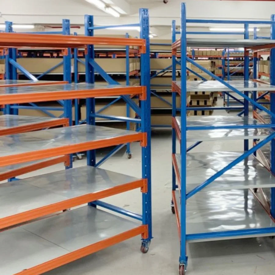 Warehouse Load-bearing Movable Shelve Express Supermarket Shoe Cabinet Rack Warehouse Multi-level Home Furniture Prateleira LJ40